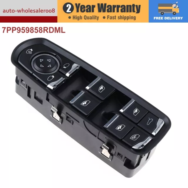 Electric Power Master Window Switch 7PP959858MDML For Porsche Panamera Cayenne