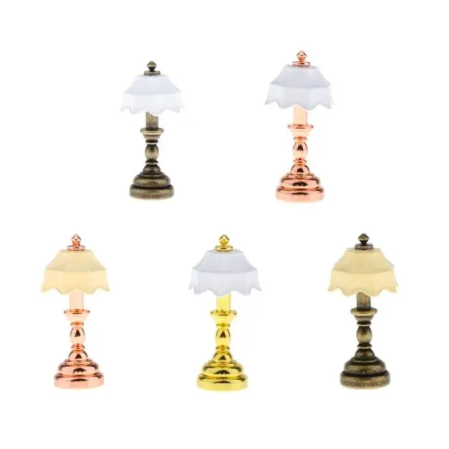 Miniature Table Lamp Decor - Ideal Dolls House Desk Light