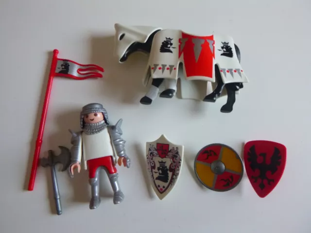 Playmobil Ritter mit Pferd / Streitross