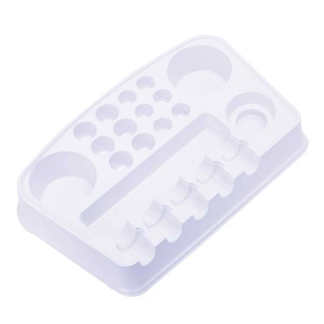 Tatuaje pigmento bandeja segura desechable tatuaje soporte bandeja de tinta rectangular
