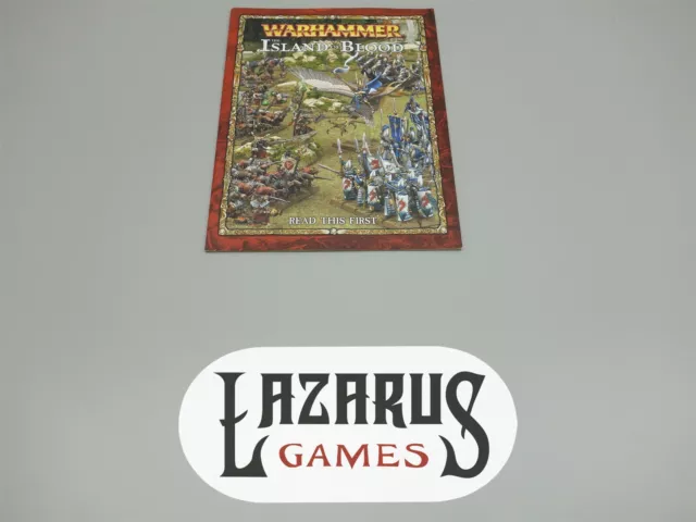 Warhammer Fantasy "Oldhammer" - Island of Blood "Read This First" booklet