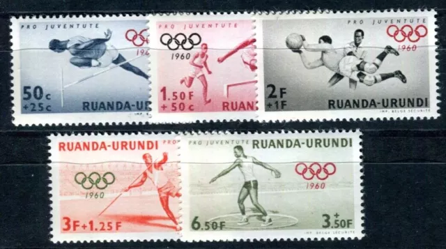 Ruanda Urundi 1960 175-179 ** Postfrisch Tadellos Satz (F5122