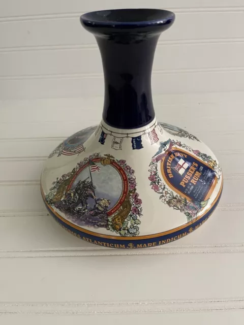 Handcasted Porcelain British Navy Prusssers Rum Decanter