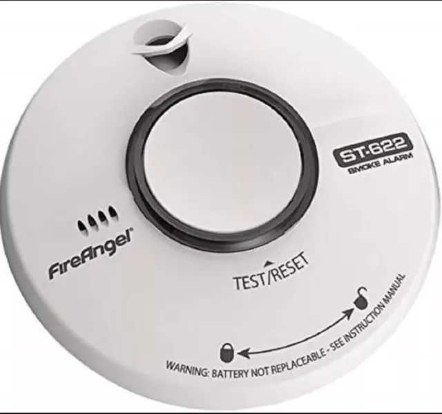 FireAngel ST-622T 10 Jahre thermisch verbesserter optischer Rauchmelder Thermoptek SCHNELL