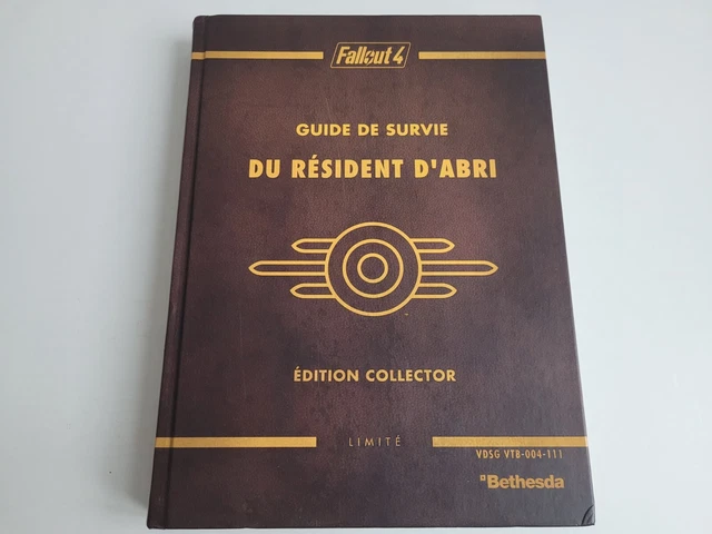 GUIDE DE SURVIE du Résident d'Abri Fallout 4 Edition Collector VF EUR