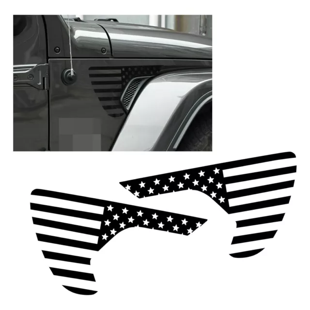 USA Flag Autocollant Fender Sticker Pour Jeep Wrangler JL/JT Gladiator 18-19/20