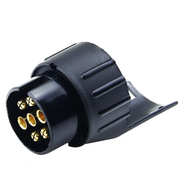 Hlyjoon Support Fixation Connecteur 7 à 13 Broches - Métal Robuste Pour Remorque Caravane Et Attelage