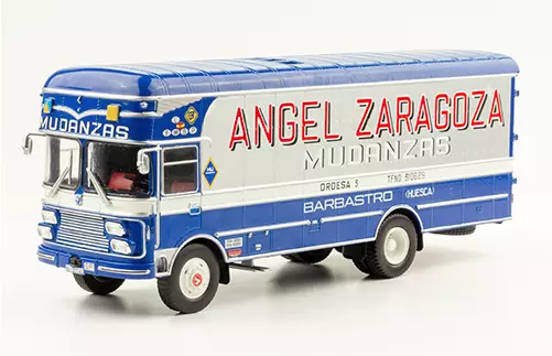 Pegaso 1095 LDR Capitone (Año 1968) Camion Mudanzas Ángel Zaragoza - Escala 1/43