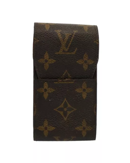 Pre Loved Louis Vuitton Elegant Canvas Cigarette Case  -  Wallets  - Brown