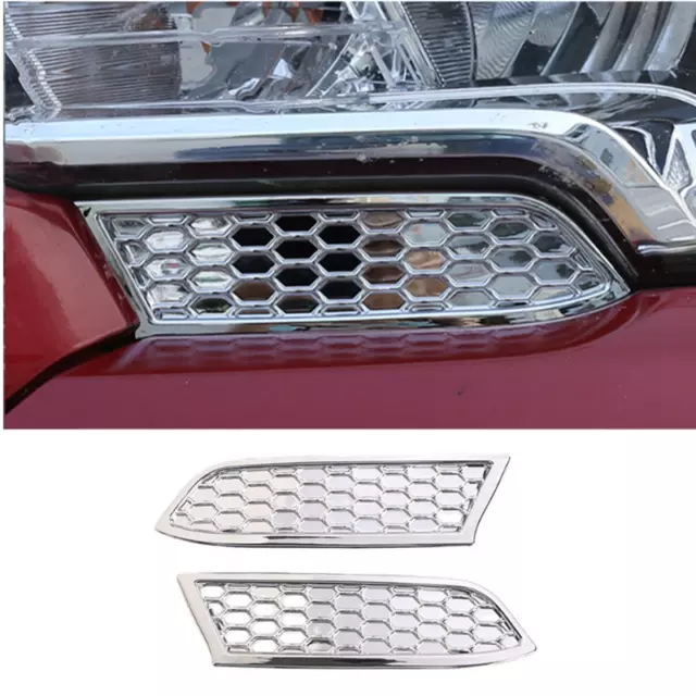 Headlight Cleaning Trim Bezels for Toyota Tacoma 2016-2023 Chrome Accessories