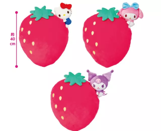 Ensemble de coussins de poupée en peluche Sanrio Kuromi Hello Kitty My...