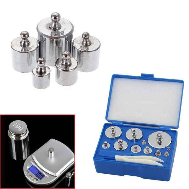 Calibration Weight Box Kalibrierung Gewichte Prüfgewichte Eichgewicht 5 Teiling