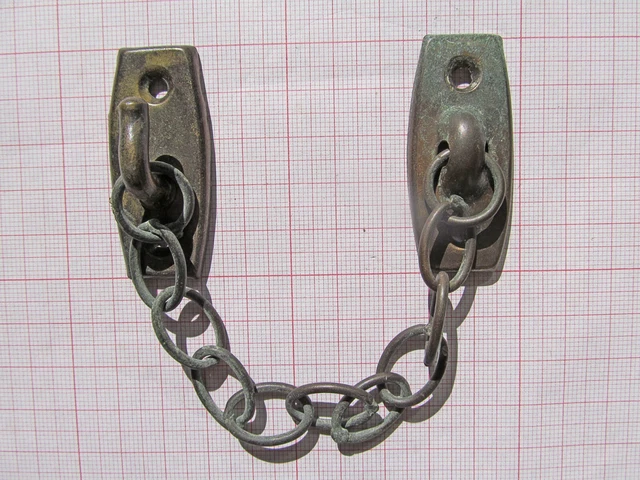 Antichi GANCI a catenella  FERMA-FINESTRE FERMA-ANTE originali anni '50