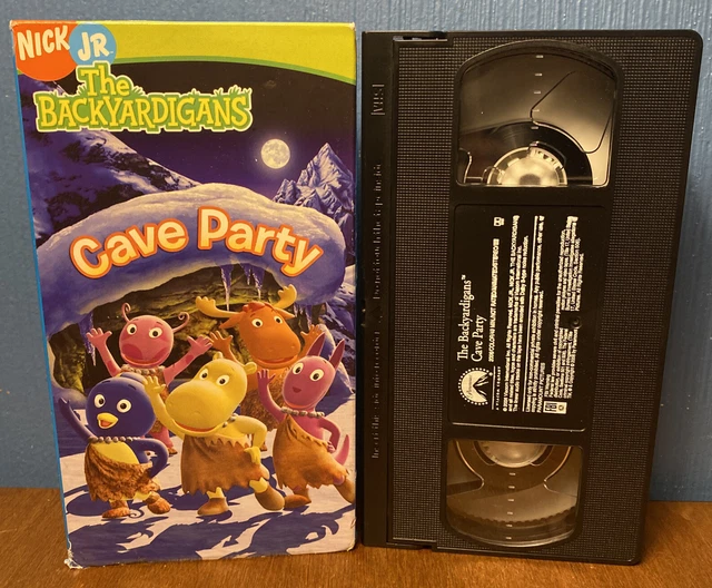 THE BACKYARDIGANS CAVE Party VHS 2006 Nickelodeon Nick Jr Rare Kids