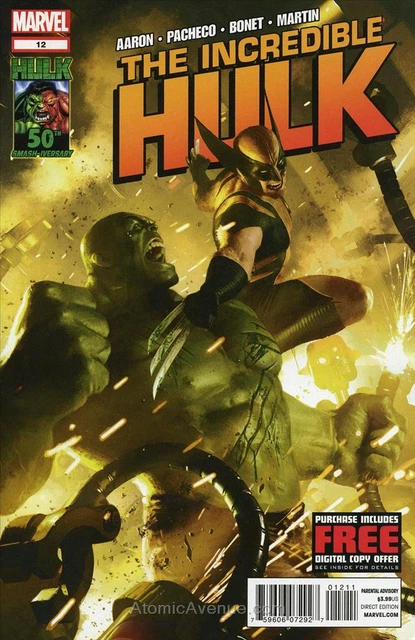 Incredible Hulk (3rd Series) #12 VF/NM; Marvel | Hulk vs Wolverine Jason Aaron -