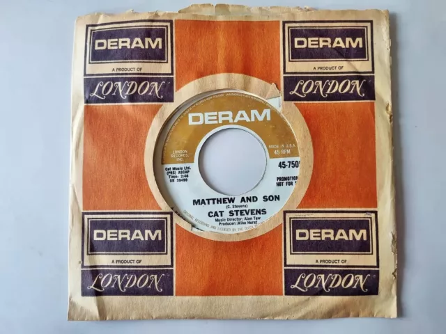 Cat Stevens - Matthew and son 7'' Vinyl US PROMO