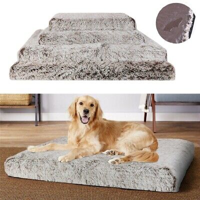 Jumbo 3XL Dog Bed Pet Orthopedic Lounge Cushion Soft Plush Mat Waterproof Layer