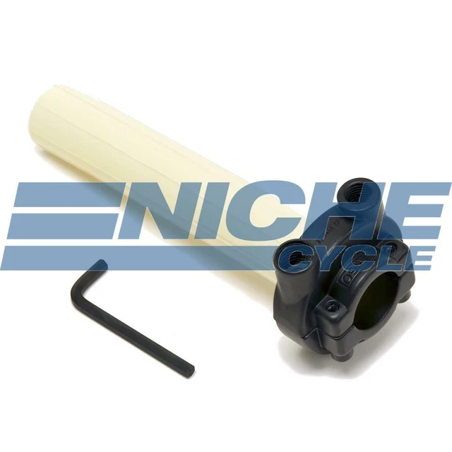 BLACK PUSH/PULL THROTTLE Assembly 7/8" Honda Style Cables Mikuni RS TM