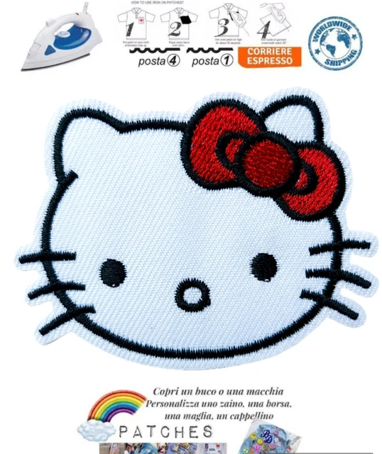 Sanrio Ferro Su Toppe Ricamate Per Vesti Hello Kty Cartoon