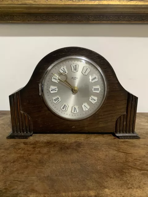Antique Art Deco Bentima Mantle Clock Mechanical Timepiece￼