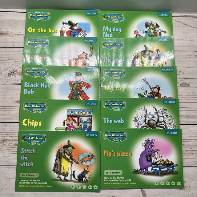 READ WRITE INC Green and Storybooks Phonics FULL SET Early Reading
