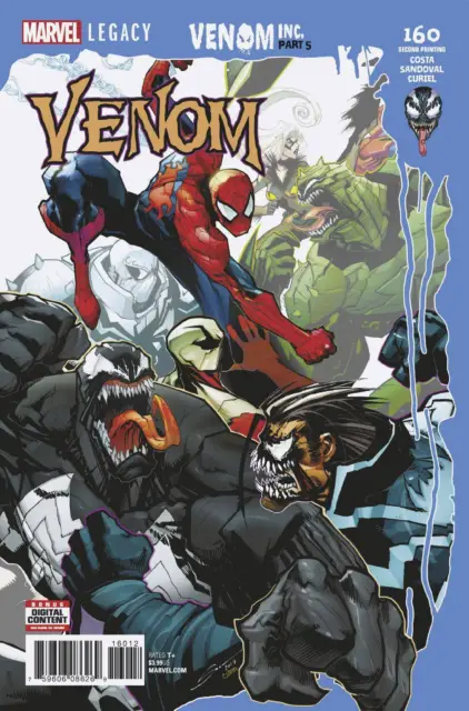 Venom #160 2Nd Print Sandoval Variant Legacy Marvel Comics Nm