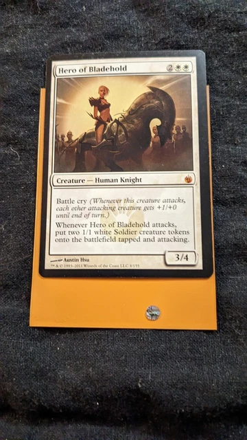 MTG Hero of Bladehold Mirrodin Besieged 8/155 Regular Mythic