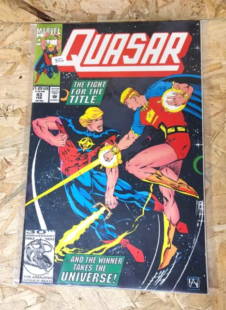 Marvel Comics Quasar Comic Book #43 (Feb. 1992) - NM