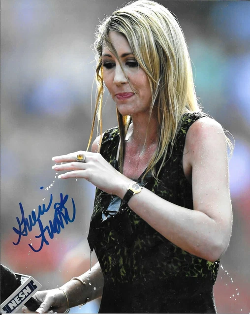 BOSTON RED SOX Reporter Nesn Tv Guerin Austin Signed 8X10 Photo W/Coa