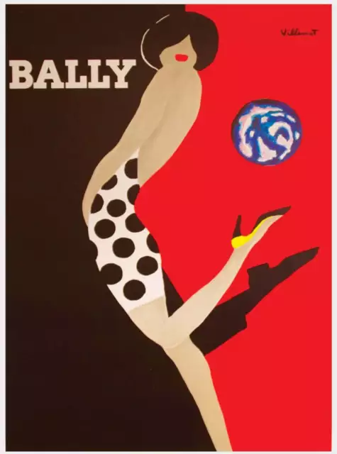 Bally - Kick Original Vintage Poster