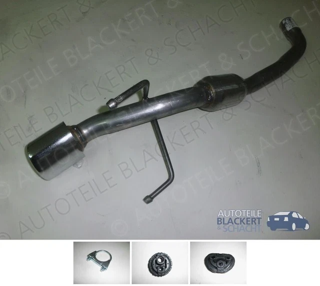 FERROZ Auspuff Endtopf Für Fiat 500 1.2i - Doppelt Aluminiert 2007-2010