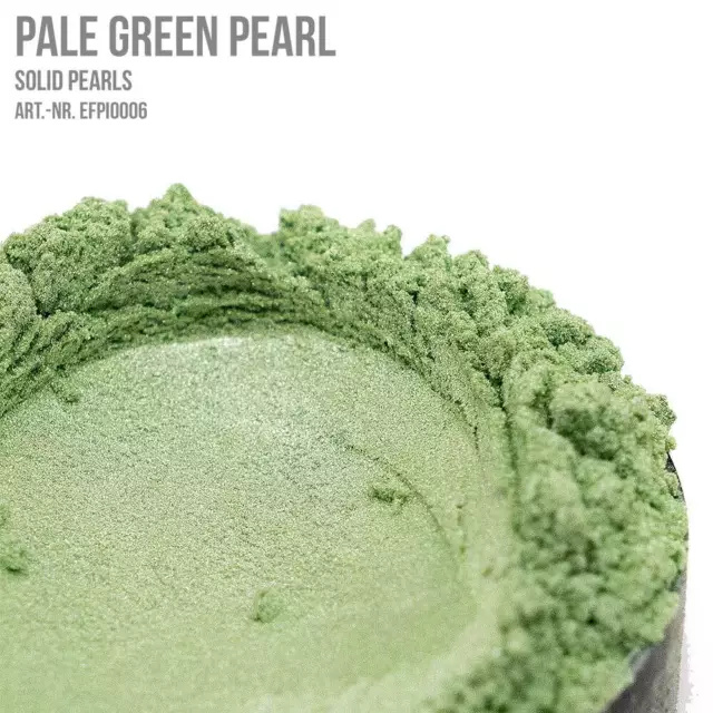 Effektpigment PALE GREEN PEARL Epoxidharz Resin Lack Dip Nail Art Sprühfolie