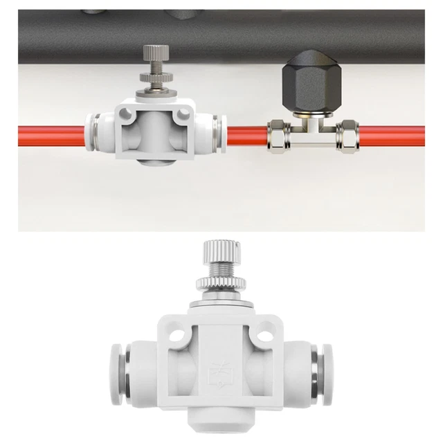 Valvole Controllo Aria Per Acquario - 10 Pezzi A Forma Di T | Regolatore Flusso Pompa Aria | Accessori Per Acquariofilia - Foto 5