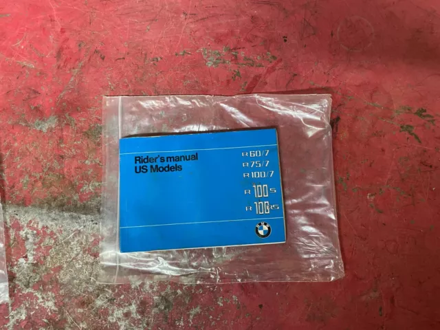 1977 BMW R100 Owners Riders Manual  1000  R100/7