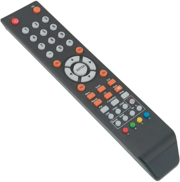New for SCEPTRE TV Remote Control 8142026670003C LED LCD TV X505BV-FSRC U505CVUM