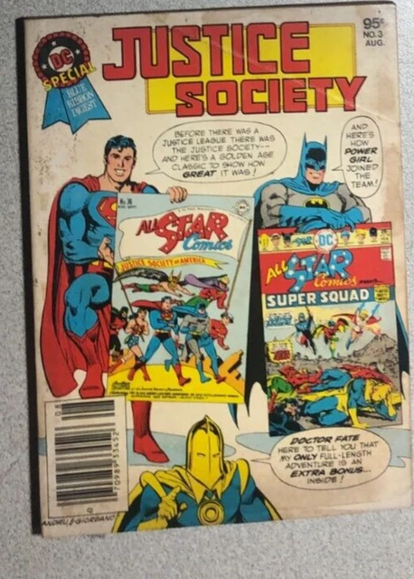 DC BLUE RIBBON BEST OF  COMICS DIGEST #3 (1980) Justice Society VG++