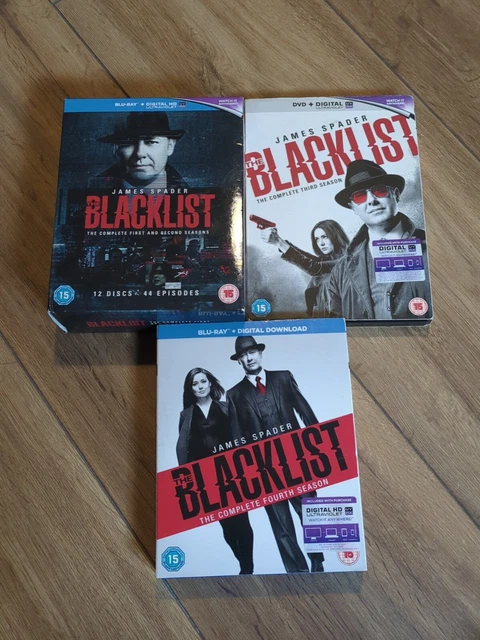 BLACKLIST COMPLETE SERIES 1-4 Blu Ray & DVD James Spader EUR 29,19 ...