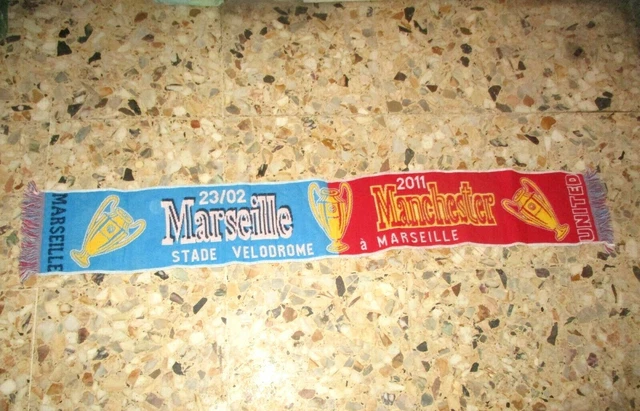 Écharpe OM Marseille Vs Benfica – Europa League 2009-2010 (bon état)