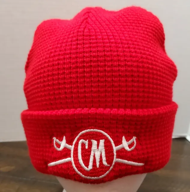 Captain Morgan Wisconsin Beanie Hat Adult One Size Red