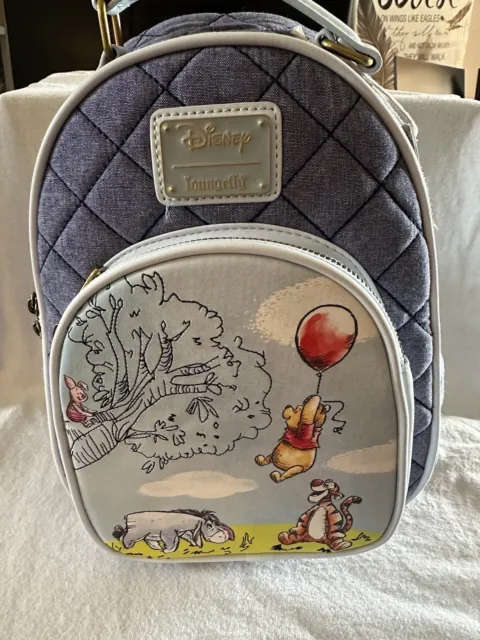 Disney Parks Loungefly Winnie The Pooh And Friends Backpack NEW