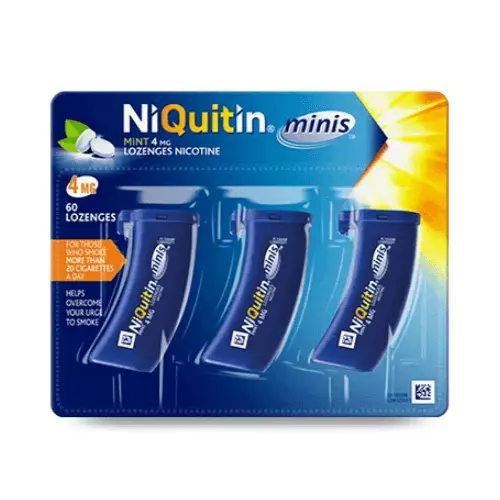 NiQuitin Minis Mint Lozenges 4mg