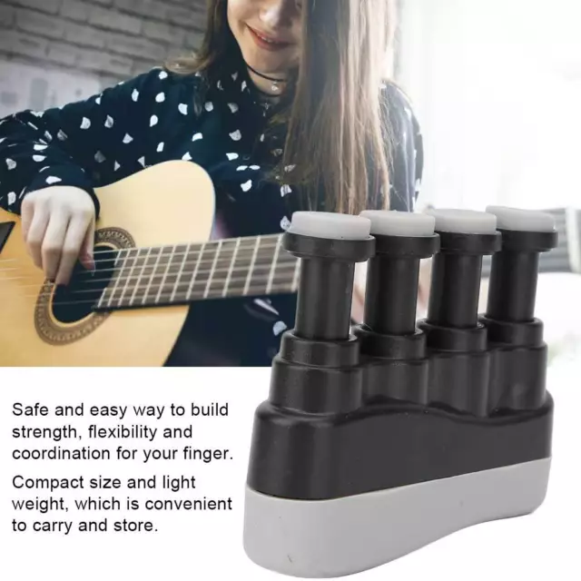 Adjust Power Hand Grip Chitarra Pianoforte Finger Trainer Rafforzamento Allenamento GFL