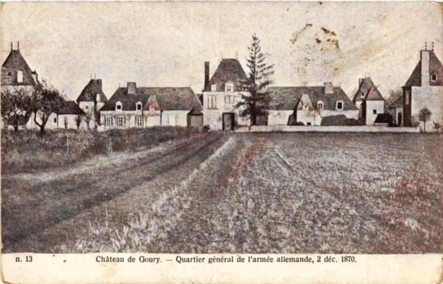 CPA AK Chateau de Goury - Quartier general de l'armée allemande - 1870 (385317)