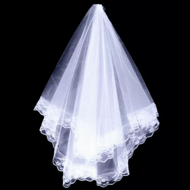 Gotico Matrimonio Velo Vintage Pizzo Tulle Sposa Capelli Accessori Costume