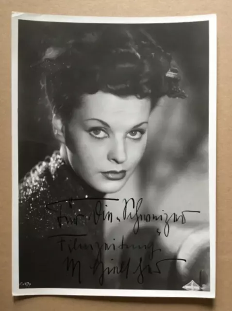 Margot Hielscher (Original-Autogramm auf Pressefoto '41)