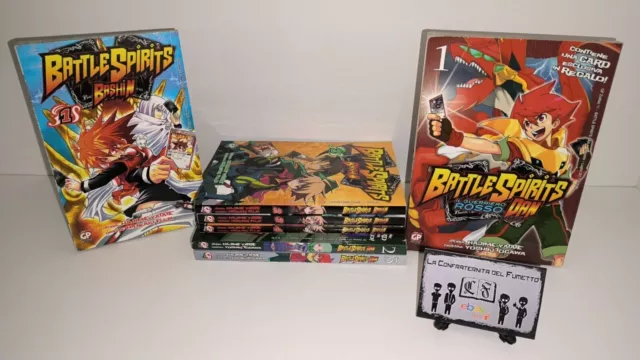 Battle Spirits Dan Completa 1-2-3 + Bashin 1/4 Gp Manga - In Condizioni Ottime