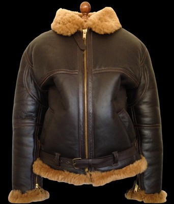 POLDEN B-3 LEATHER SHEEPSKIN Shearling 