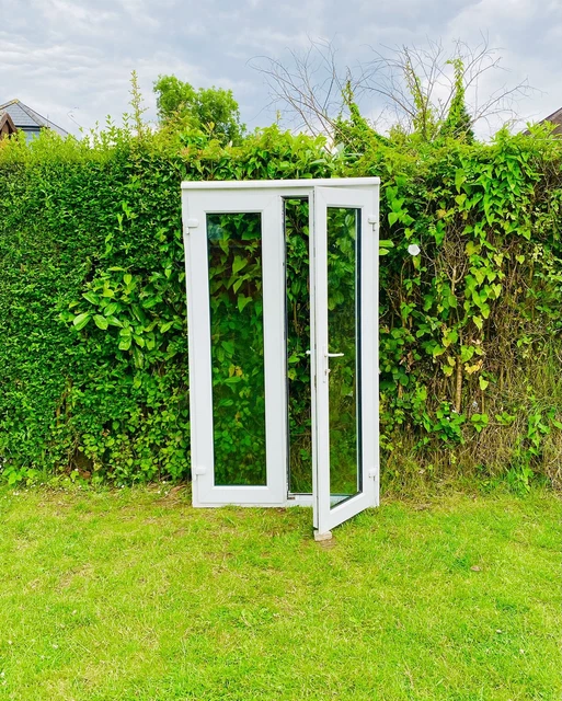 External Rear Doors Pvc UPVC PVC EXTERNAL Doors Double Glazed French Doors Patio Doors £0.99 ...