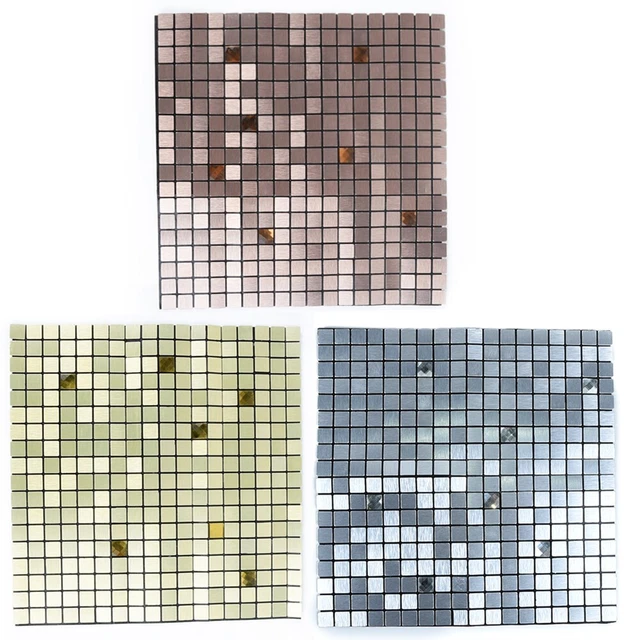 Adhésif Mosaïque Tuile Autocollant Marbre DIY Cuisine Pièce Mural Décoration
