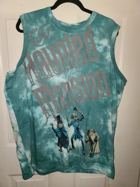 Disney Parks Haunted Mansion Hitchhiking Ghosts Muscle Shirt : Size M - Nwt